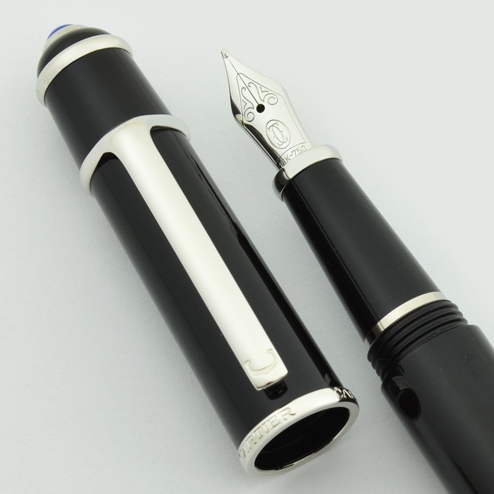 筆記具 Cartier Mini Diabolo fountain pen 18K Cartier Mini Diabolo Fountain Pen M (Excellent) FREE